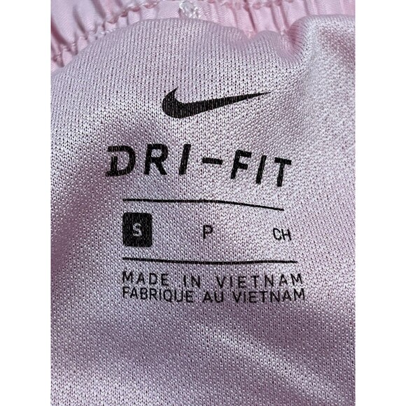 Nike Dri Fit Shorts Women Small Pink With Flower Trim Liner Inside - Picture 5 of 8